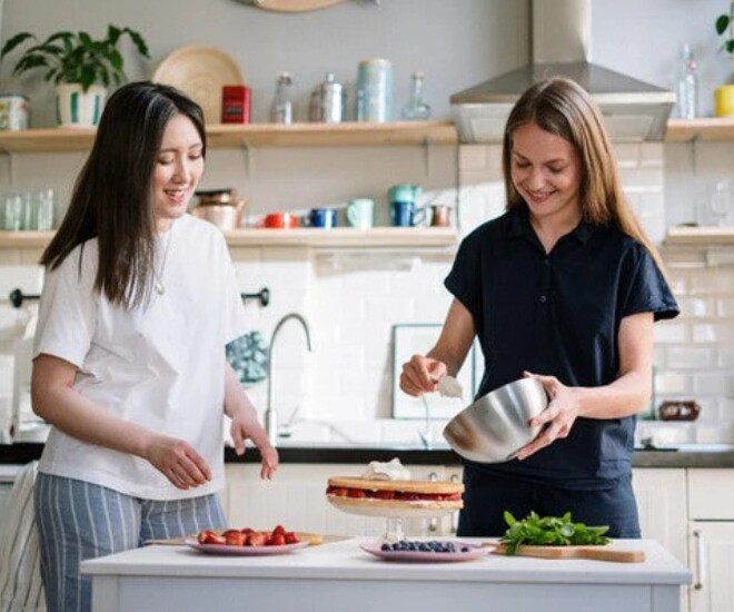 Nấu những món ngon và chia sẻ với mọi người